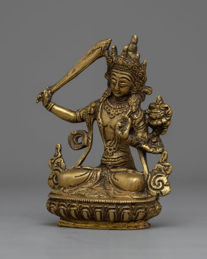 Wisdom Deity Manjushri Statue | Embodying Wisdom and Clarity