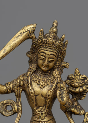 Wisdom Deity Manjushri Statue | Embodying Wisdom and Clarity
