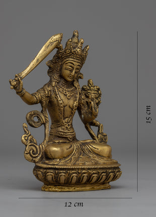Wisdom Deity Manjushri Statue | Embodying Wisdom and Clarity