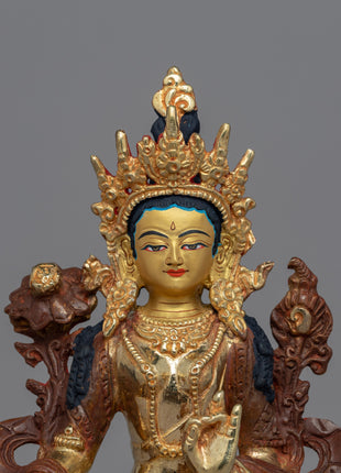 Consecration of Religious Green Tara Statue | Spiritual Statue of Benevolence and Peace