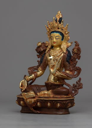 Consecration of Religious Green Tara Statue | Spiritual Statue of Benevolence and Peace