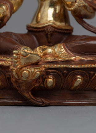 Consecration of Religious Green Tara Statue | Spiritual Statue of Benevolence and Peace