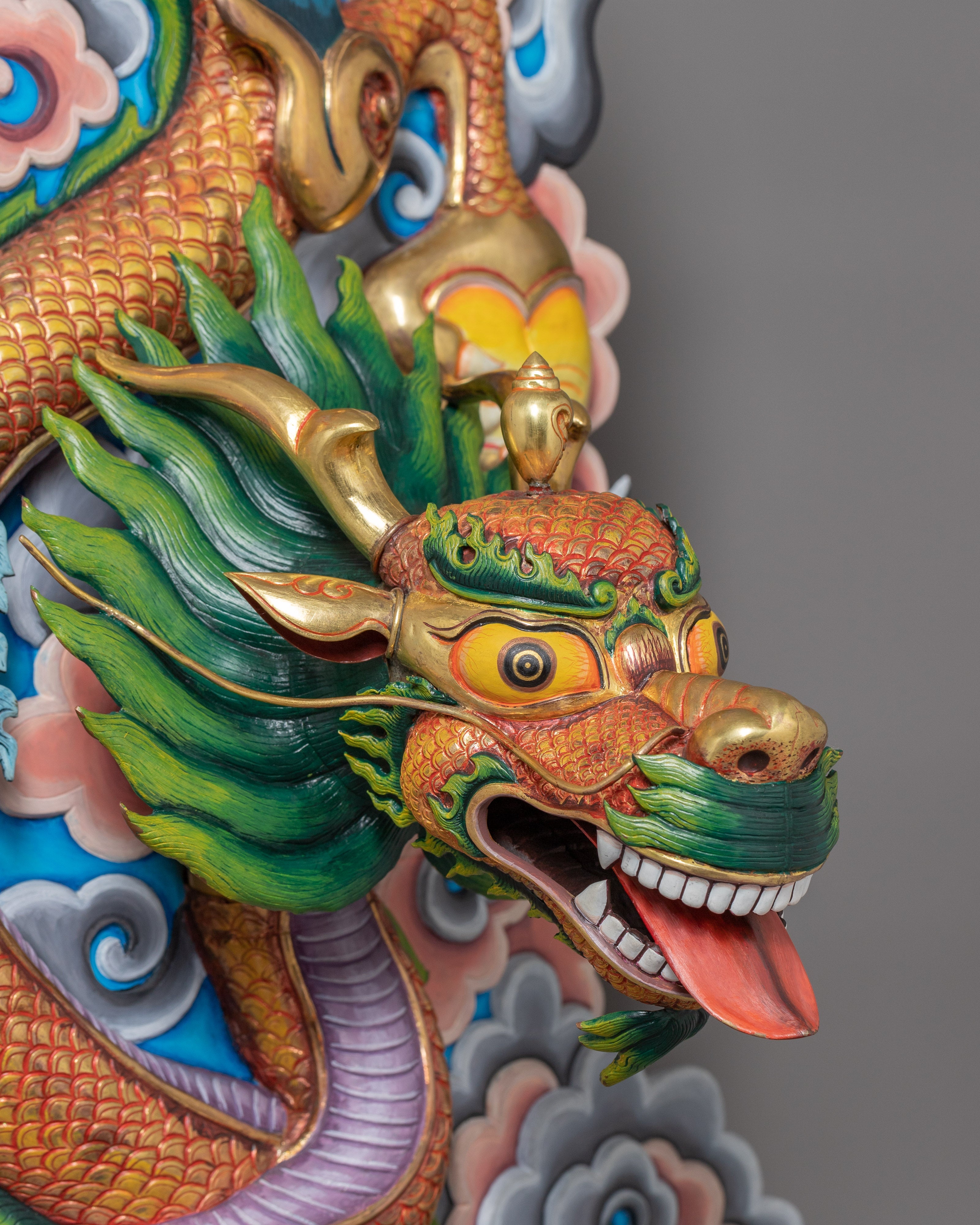 Dragon Wall Hanging | Handcrafted Decor Representing Mythical Beauty