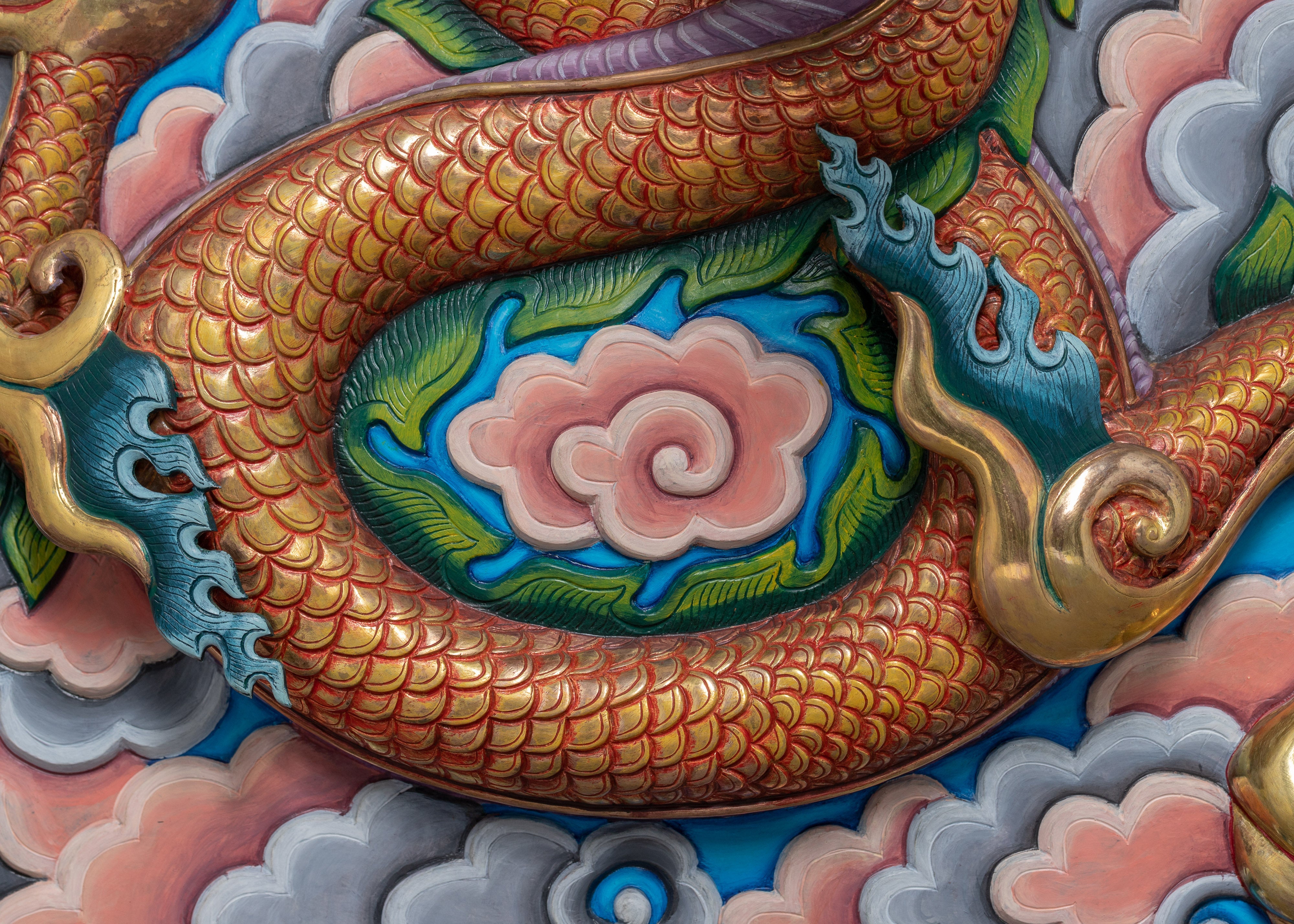 Dragon Wall Hanging | Handcrafted Decor Representing Mythical Beauty