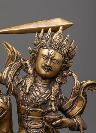 Palden Lhamo Empowerment Statue | Traditional Buddhist Artwork