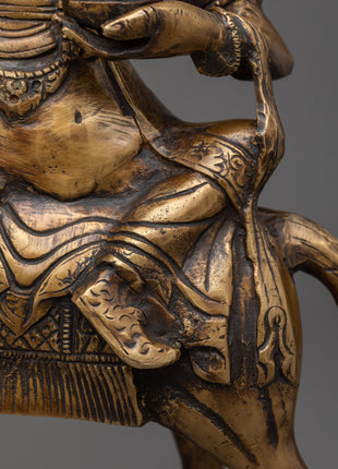 Palden Lhamo Empowerment Statue | Traditional Buddhist Artwork