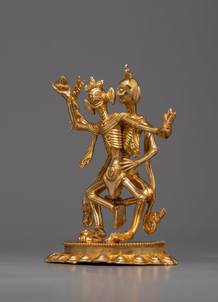 Handcrafted Chitipati Statue | Protector Deities of Tibetan Buddhism