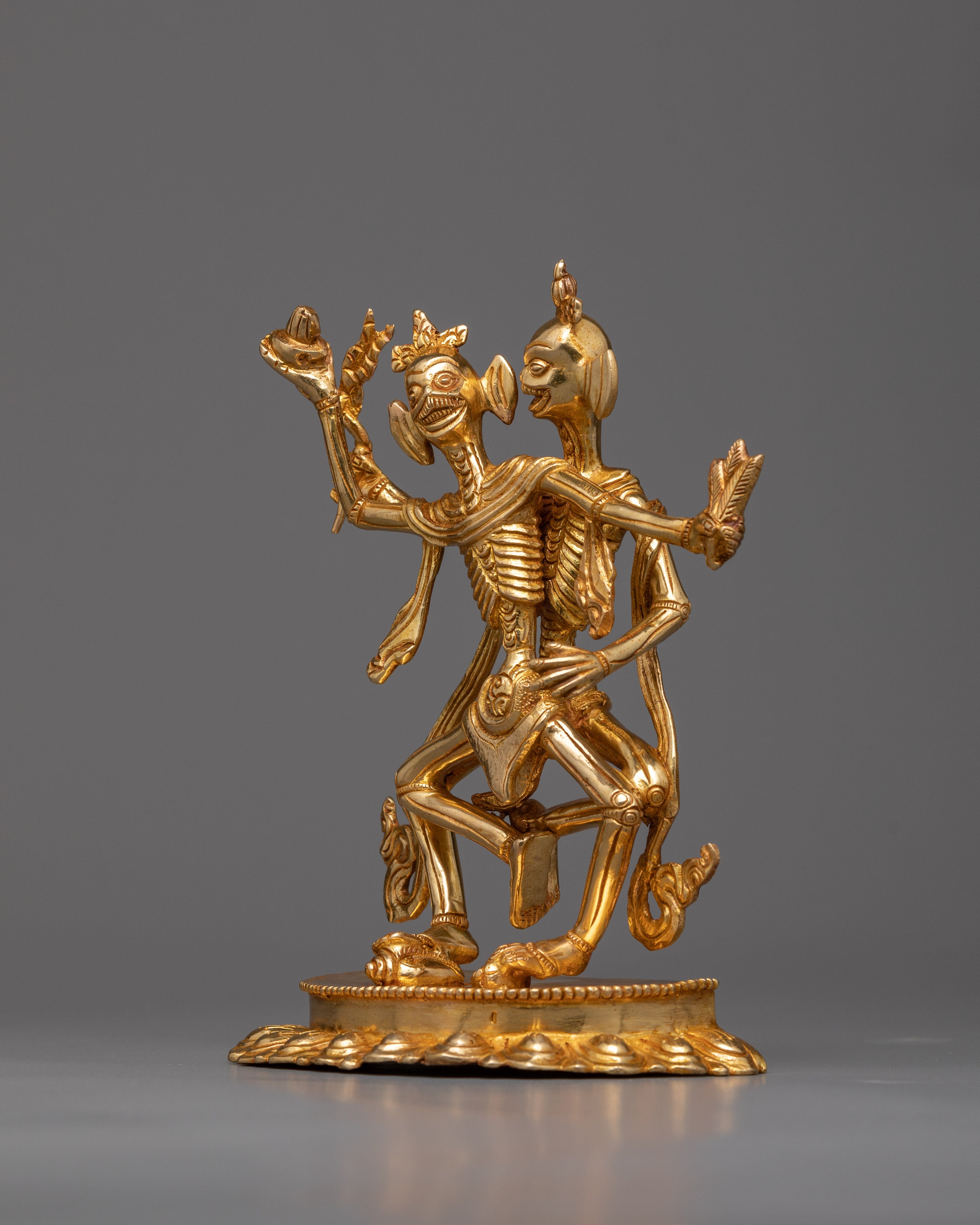 Handcrafted Chitipati Statue | Protector Deities of Tibetan Buddhism
