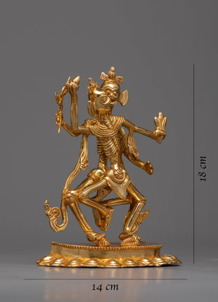 Handcrafted Chitipati Statue | Protector Deities of Tibetan Buddhism