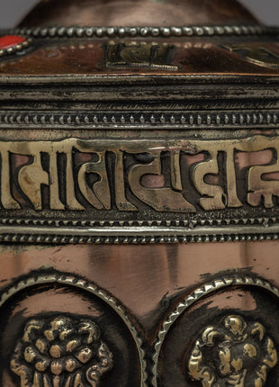 Authentic Tibetan Prayer Wheel | Harnessing the Power of Mantras and Prayers