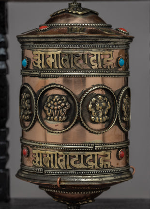 Authentic Tibetan Prayer Wheel | Harnessing the Power of Mantras and Prayers