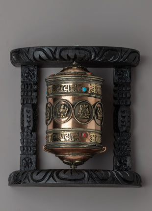 Authentic Tibetan Prayer Wheel | Harnessing the Power of Mantras and Prayers