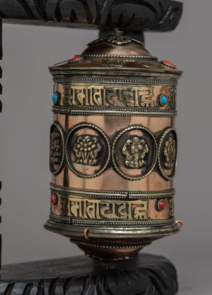 Authentic Tibetan Prayer Wheel | Harnessing the Power of Mantras and Prayers
