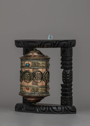 Authentic Tibetan Prayer Wheel | Harnessing the Power of Mantras and Prayers