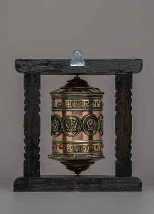 Authentic Tibetan Prayer Wheel 