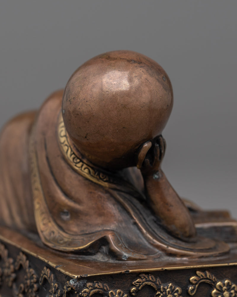 Handcrafted Monk Statue | Embodying Devotion and Meditation