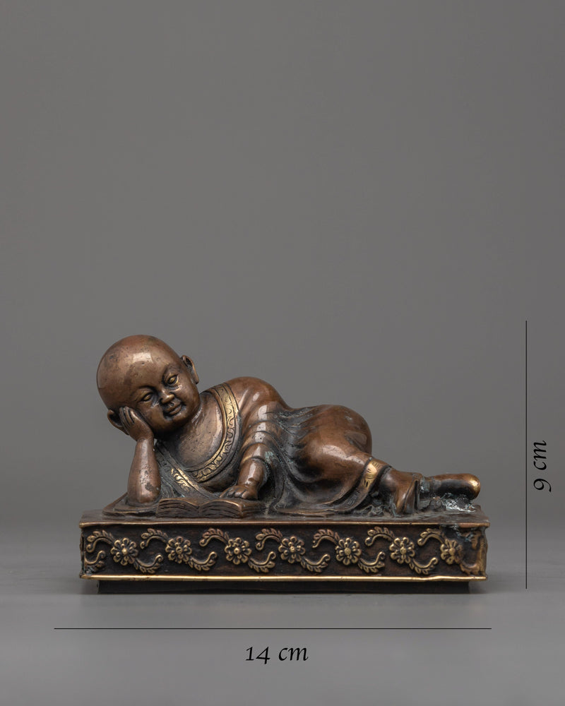 Handcrafted Monk Statue | Embodying Devotion and Meditation