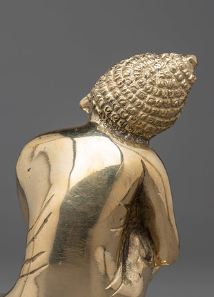 Buddha Resting on Knee | Handcrafted Statue with Buddha in Resting Pose