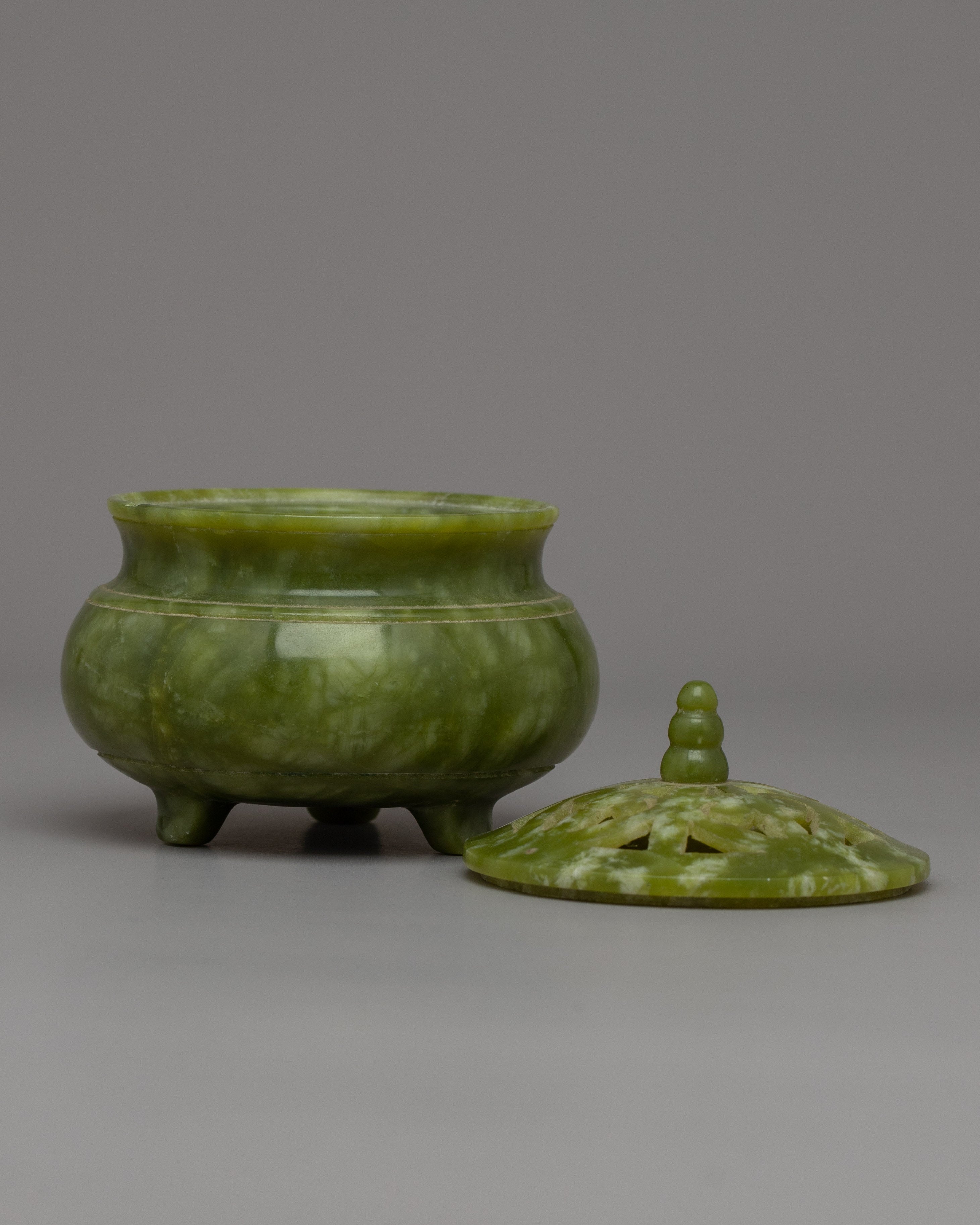 Serpentine Incense Burner | Tibetan Rituals For Meditation & Prayers