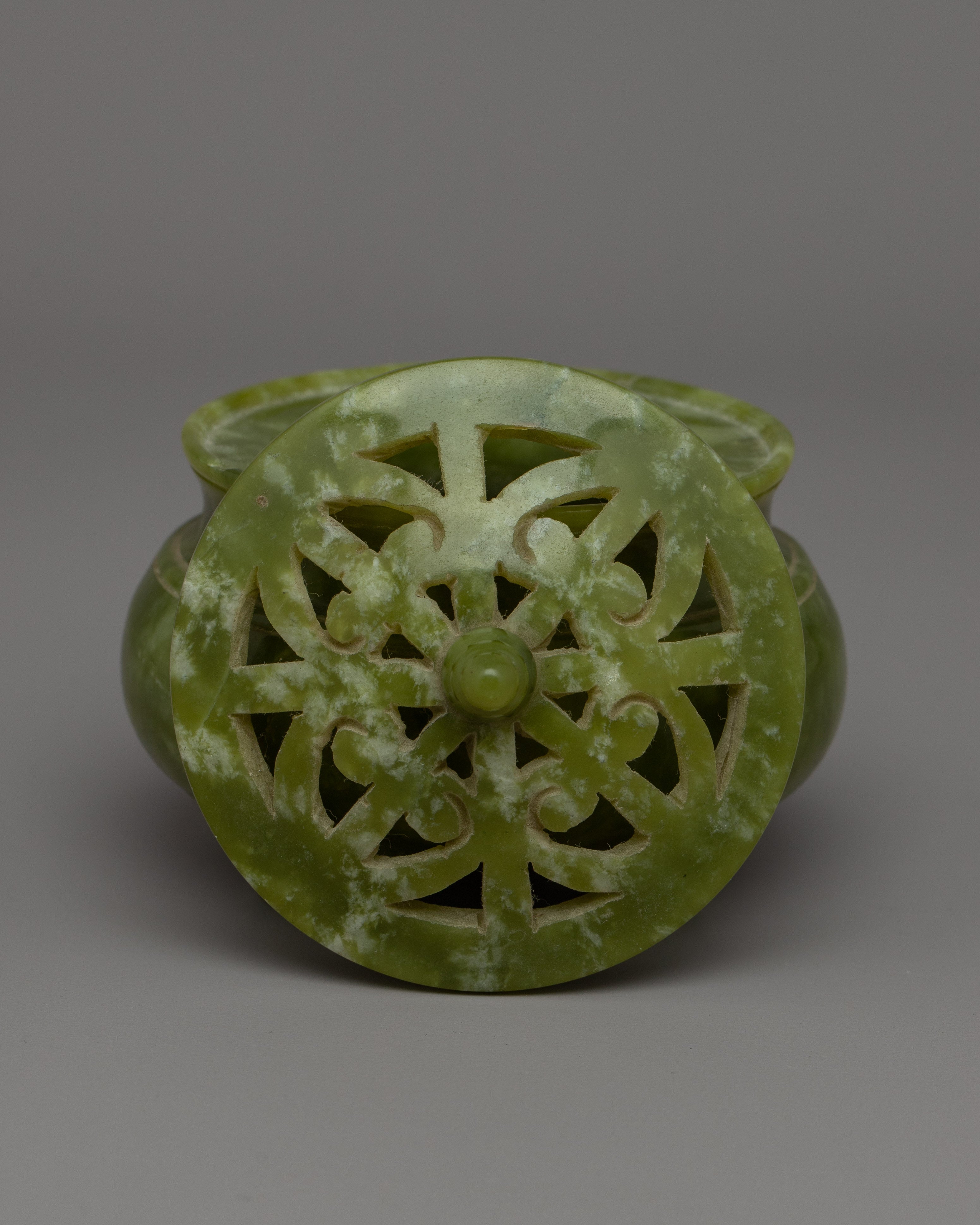 Serpentine Incense Burner | Tibetan Rituals For Meditation & Prayers