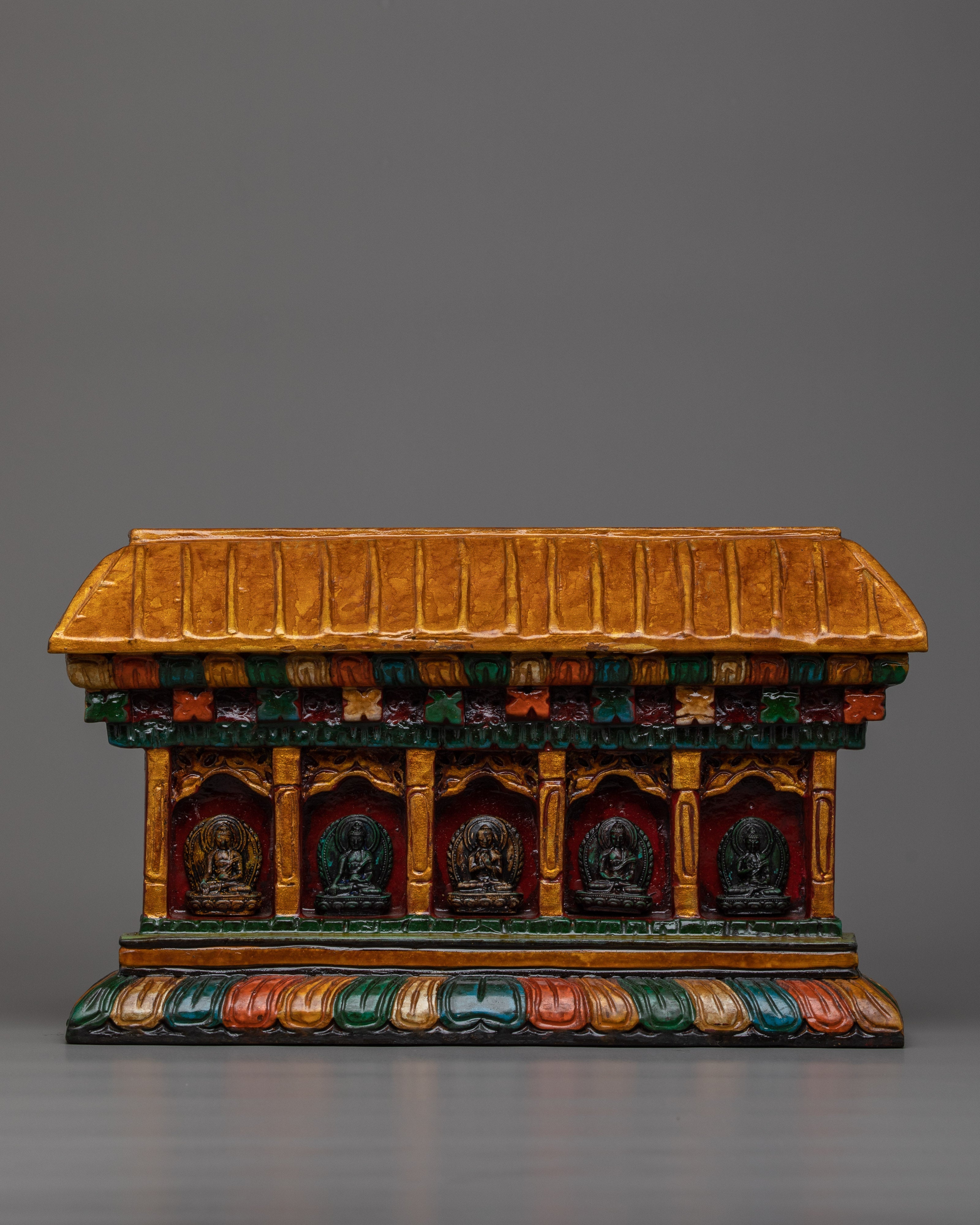 Wooden Altar Box Statue 
