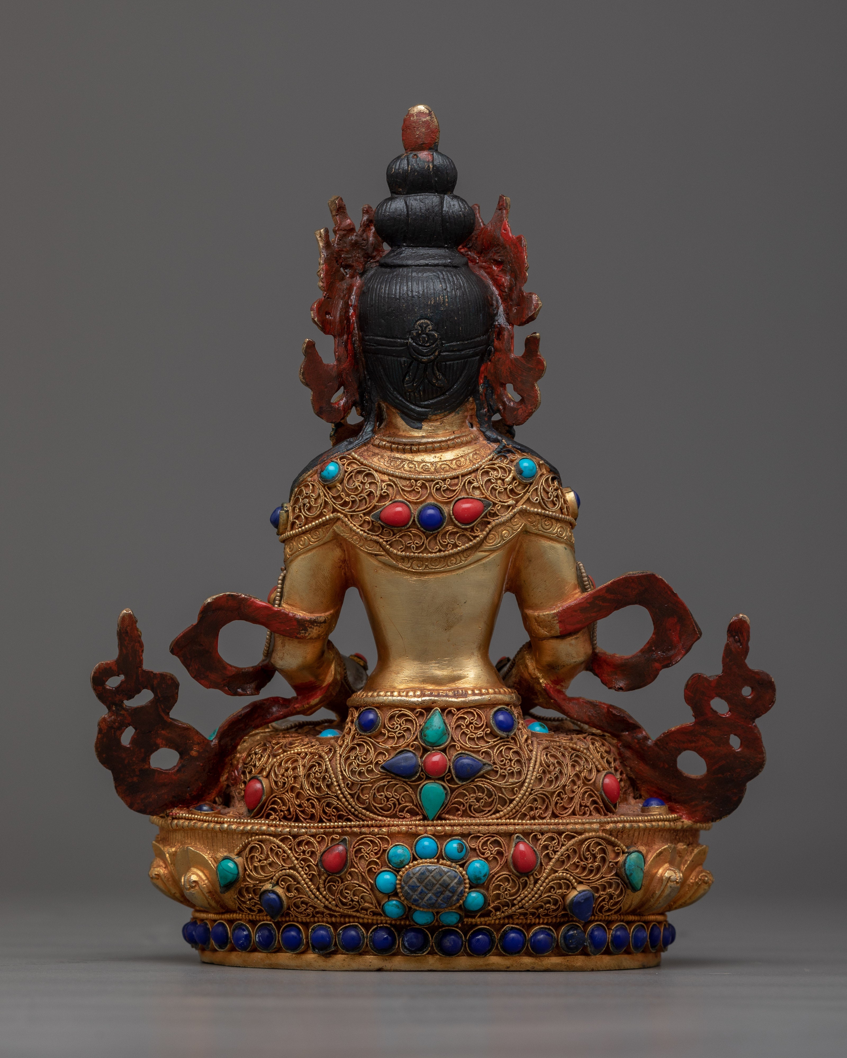 Crystal Amitayus Statue | Symbol of Longevity & Merit