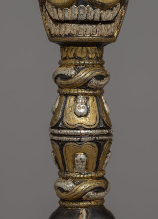 Exquisite Hand-Carved Phurba | Traditional Ritual Dagger for Spiritual Practices