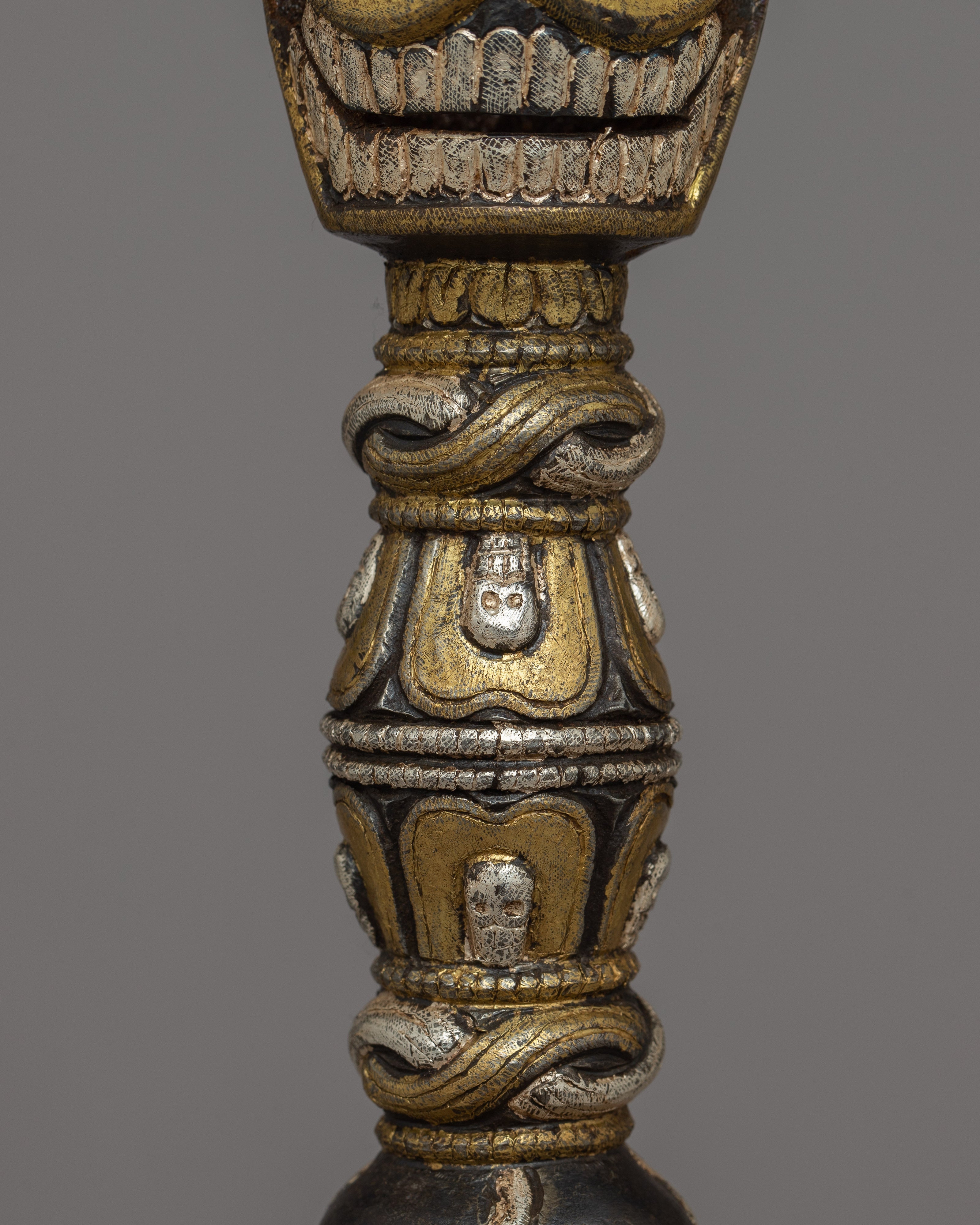 Exquisite Hand-Carved Phurba | Traditional Ritual Dagger for Spiritual Practices