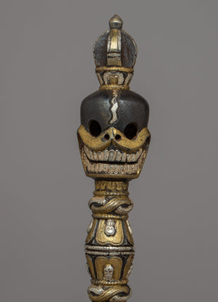 Exquisite Hand-Carved Phurba | Traditional Ritual Dagger for Spiritual Practices
