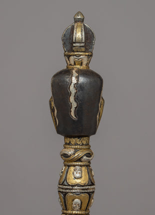 Exquisite Hand-Carved Phurba | Traditional Ritual Dagger for Spiritual Practices