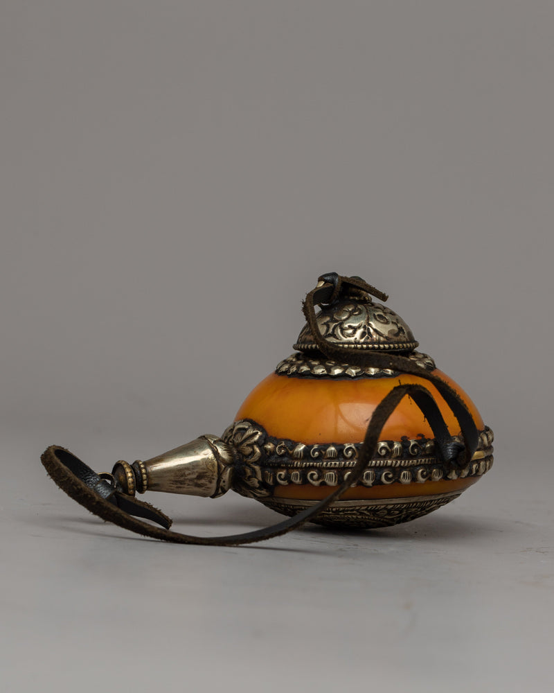 Tibetan Snuff Bottle | Beautifully Handcrafted Decorative Vessel