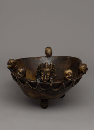 Kapala Tibet Bowl | Tibetan Ritual Bowl with Deep Cultural Significance