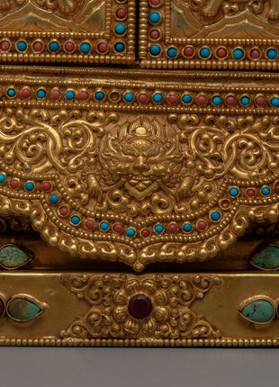 Tibetan Ghau Prayer Box | Large Altar & Prayer Box for Devotees