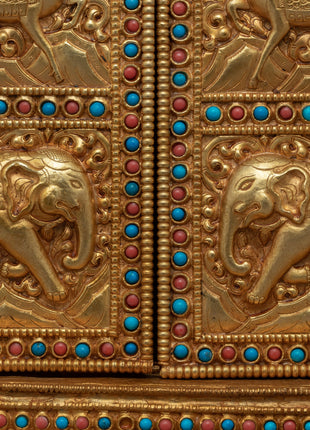 Tibetan Ghau Prayer Box | Large Altar & Prayer Box for Devotees