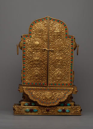 Large Gau Tibetan Buddhist Prayer Box