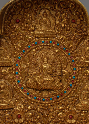 Large Gau Tibetan Buddhist Prayer Box | Box for Spiritual Keepsakes & Prayers