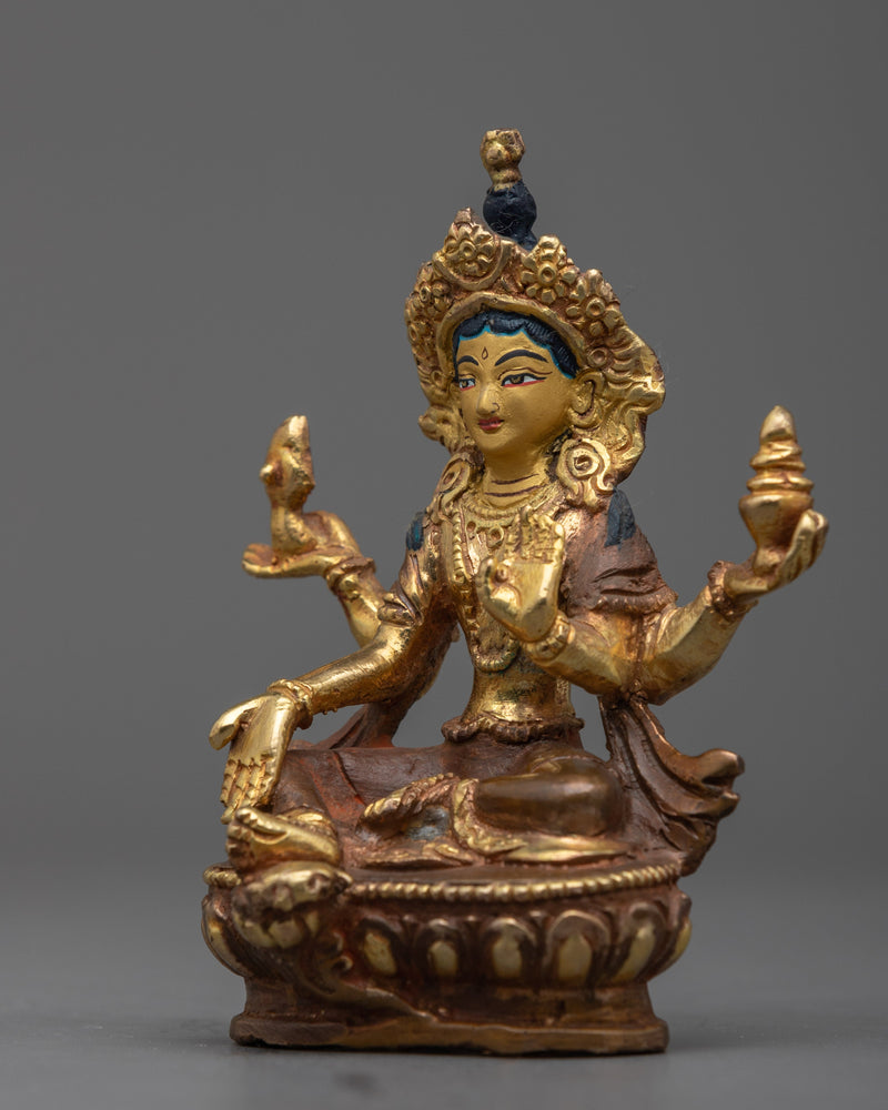Goddess Laxmi Statue | Hindu Wealth and Prosperity Figure