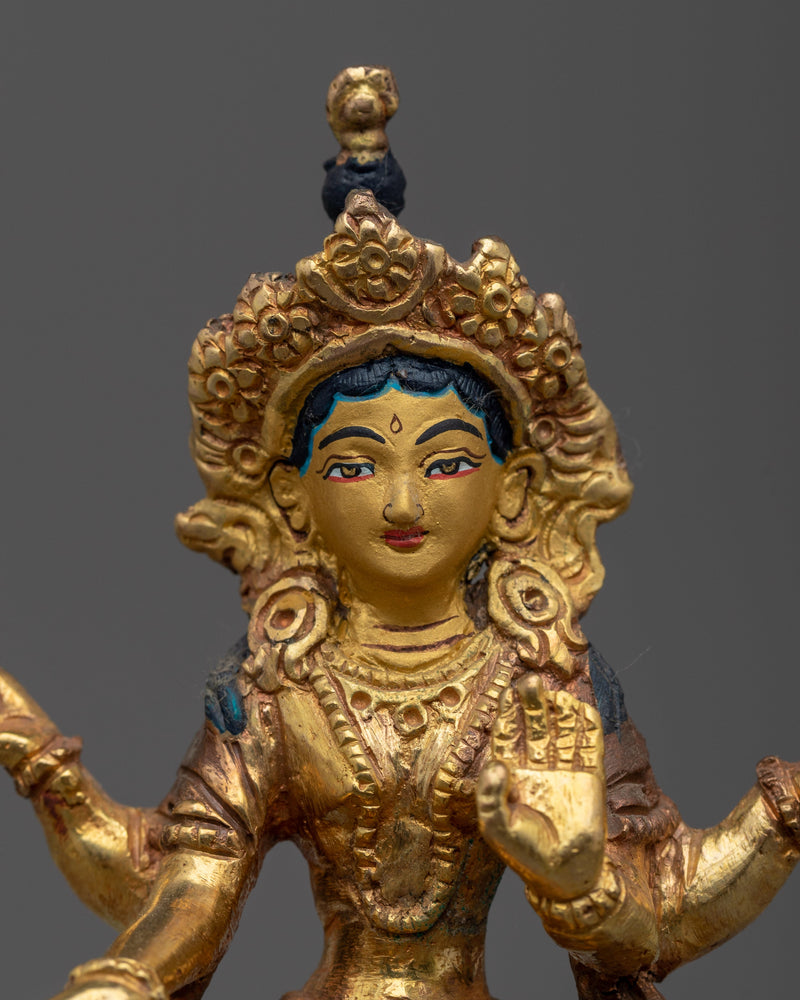 Goddess Laxmi Statue | Hindu Wealth and Prosperity Figure
