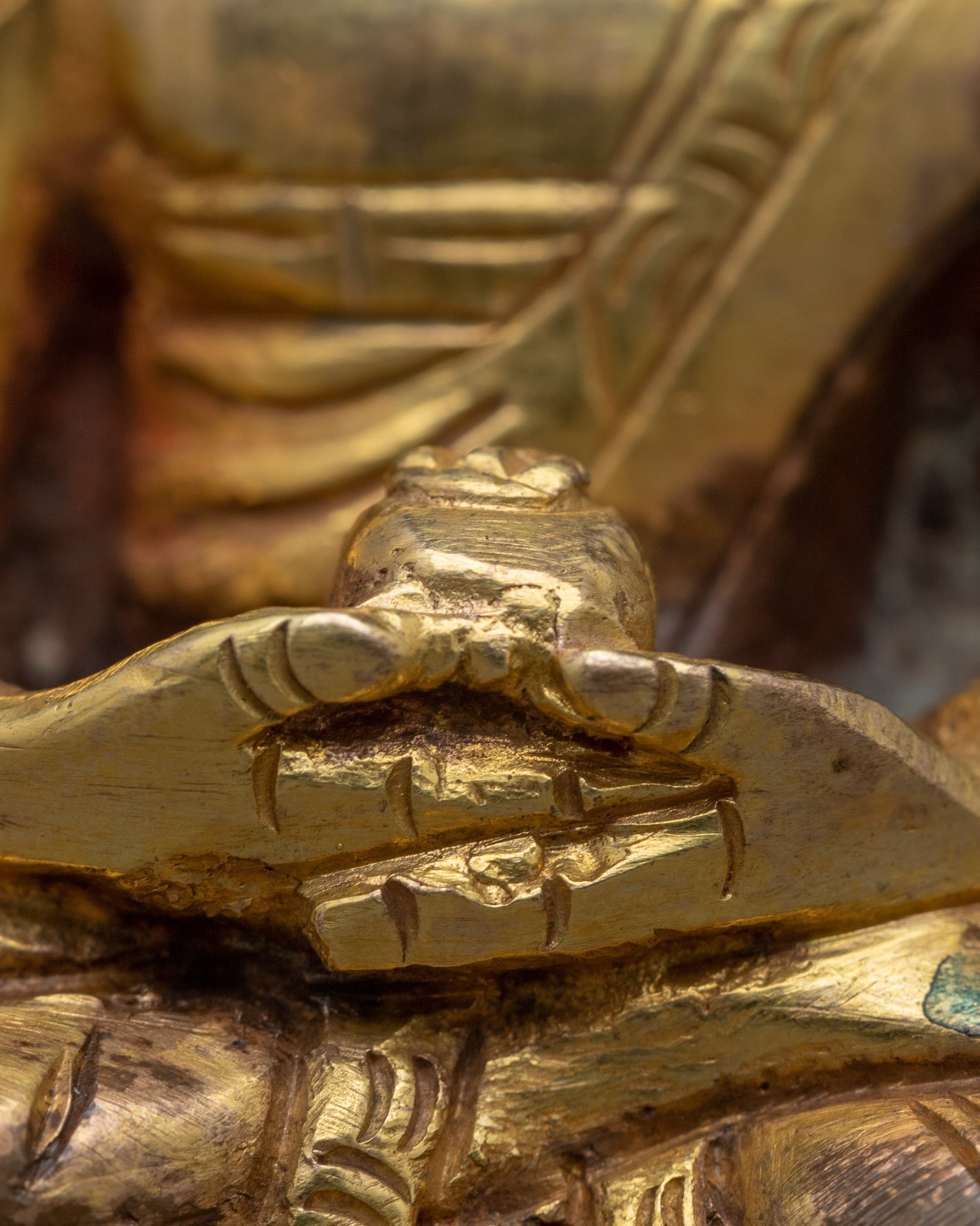 Copper Amitabha Buddha Statue | Inspiring Buddhist Decor Bringing Light into Spaces