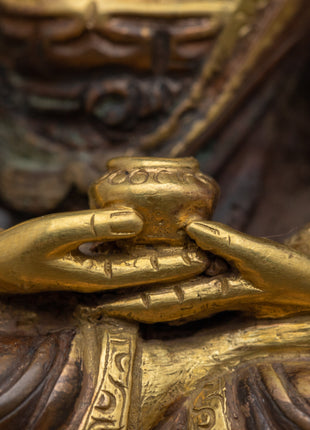 Gold Amitabha Buddha Statue | Statue Inspiring Serene Contemplation