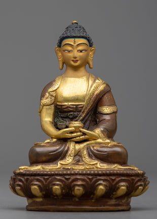 Gold Amitabha Buddha Statue