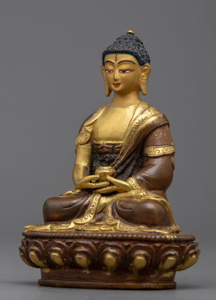 Gold Amitabha Buddha Statue | Statue Inspiring Serene Contemplation