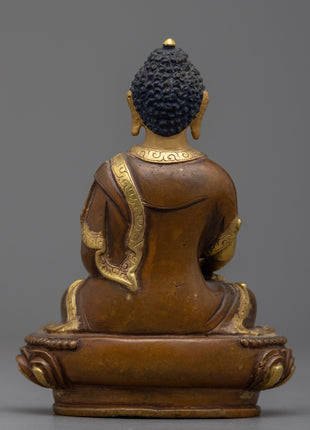 Gold Amitabha Buddha Statue | Statue Inspiring Serene Contemplation