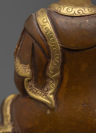 Gold Amitabha Buddha Statue | Statue Inspiring Serene Contemplation