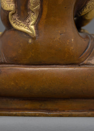 Gold Amitabha Buddha Statue | Statue Inspiring Serene Contemplation