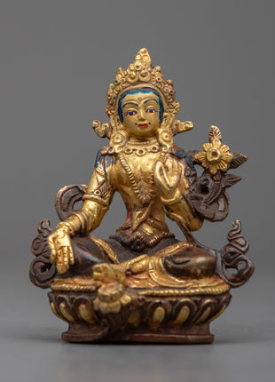 Green Tara Altar Statue