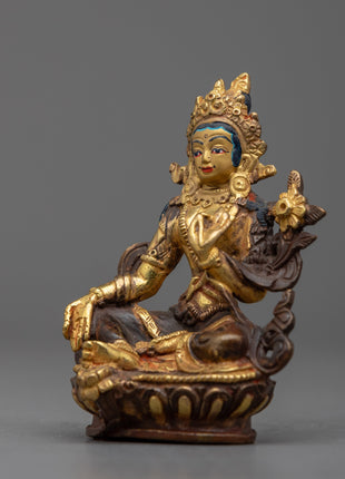 Green Tara Altar Statue | Bringing Compassion to Your Space