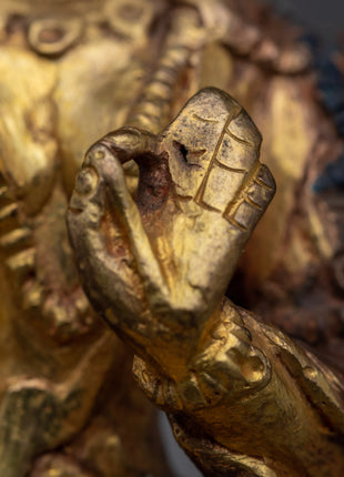 Green Tara Copper Statue | Serene Statue for Peaceful Contemplation
