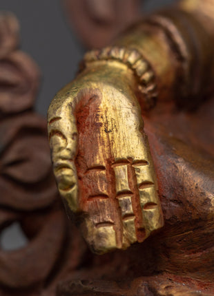 Green Tara Meditation Statue |  Sculpture for Meditation Space
