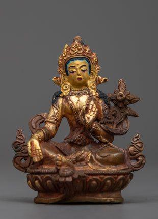 Green Tara Meditation Statue